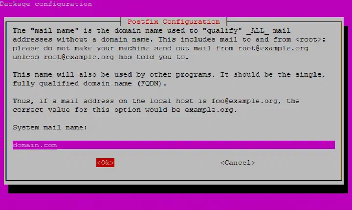 Postfix