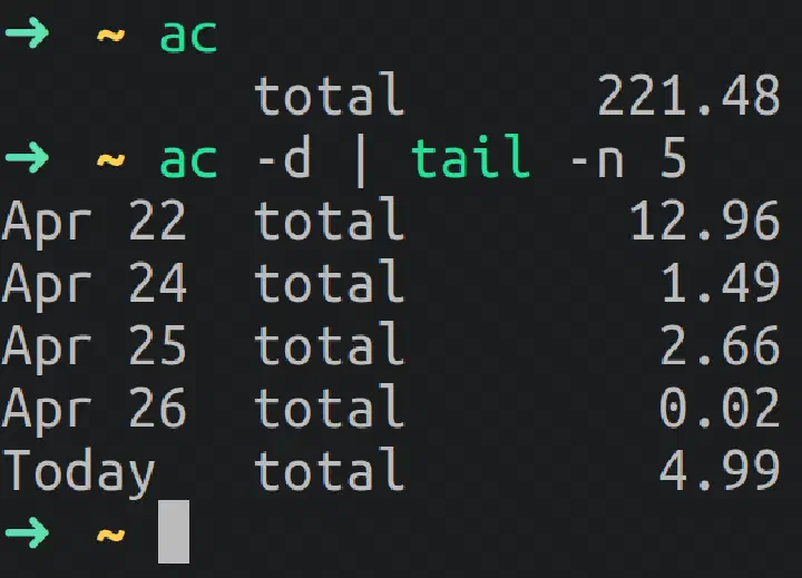 ac command