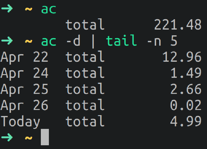 ac command
