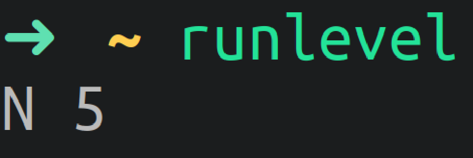 Runlevel command