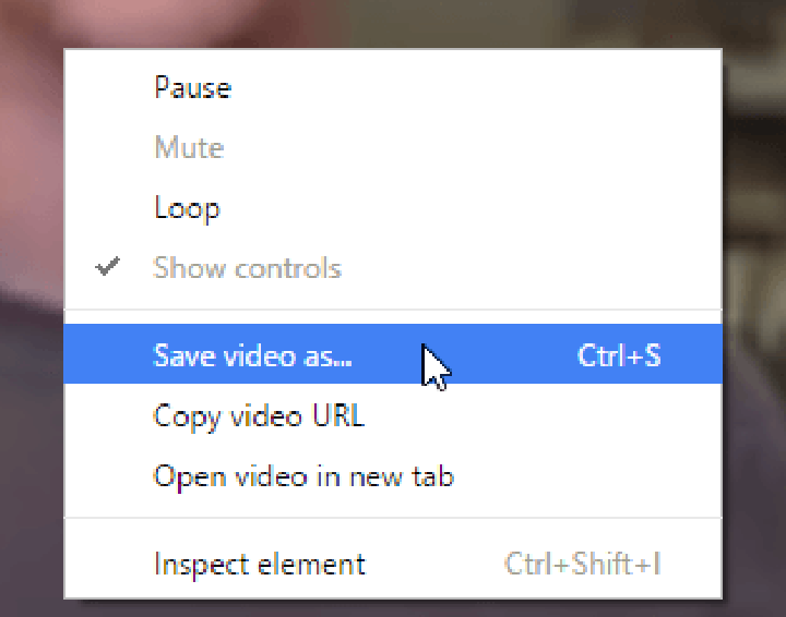 Save Video As