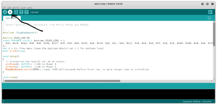 How to upload the code