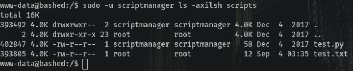 List Scripts