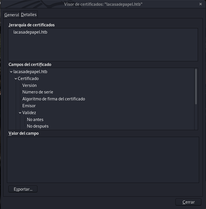 Server Certificate