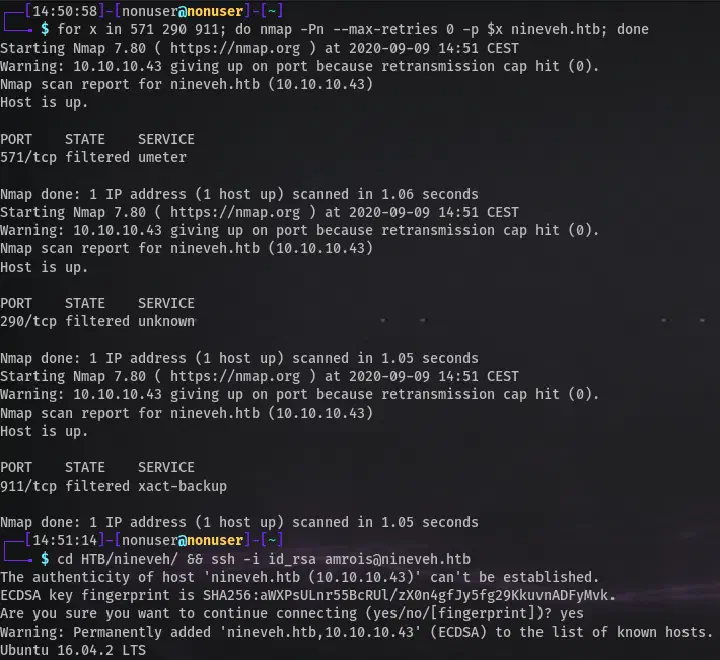 SSH Port Knocking