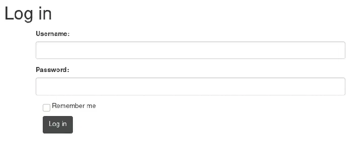 HTTP Login portal