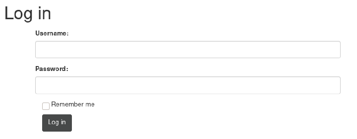 HTTP Login portal