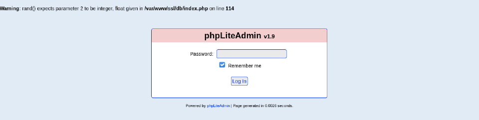 PHPLiteAdmin