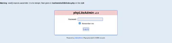 PHPLiteAdmin